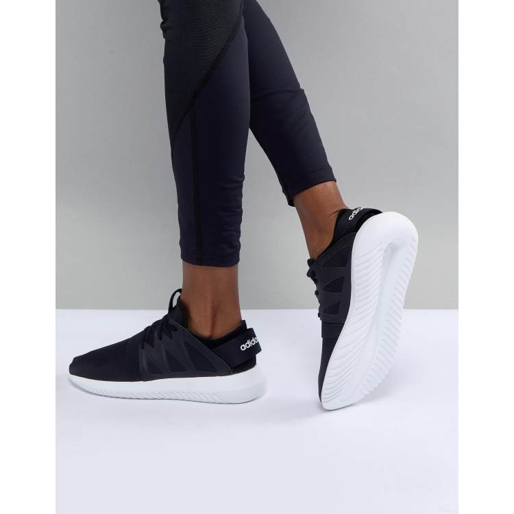 Adidas originals womens tubular viral trainers on sale core black/core black/core black
