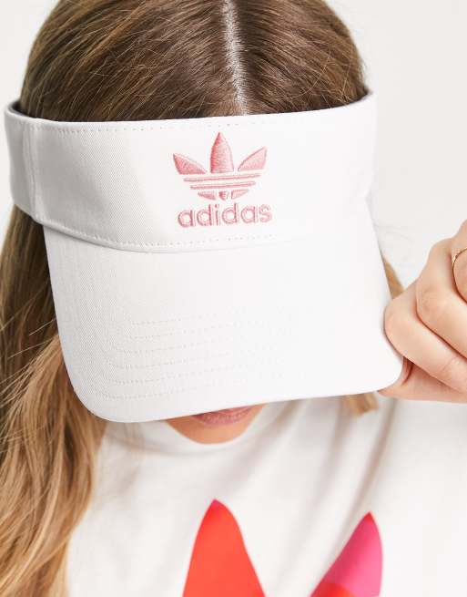 Adidas originals hotsell white visor