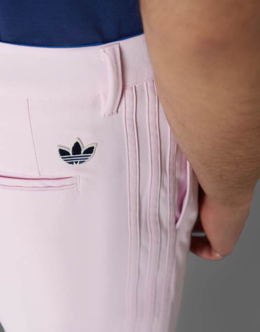 adidas Originals - Twistknit - Lyserøde og plisserede golf-shorts, 3 af 4