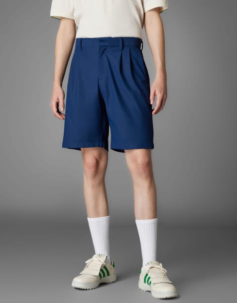 adidas Originals twistknit pleated golf shorts in night indigo - view 1