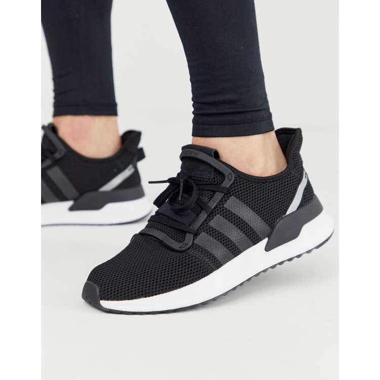 adidas Originals U Path Run sneakers in black ASOS