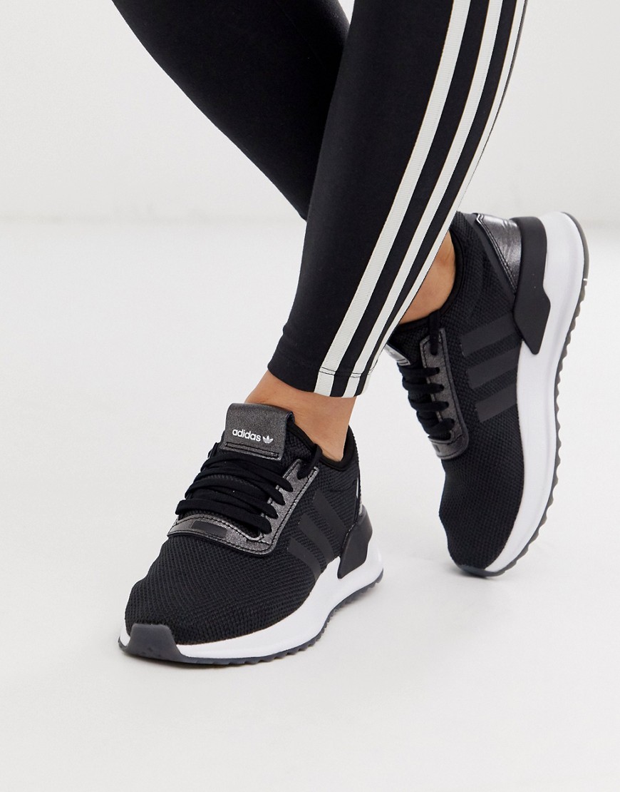 adidas Originals U Path Run sneakers in black