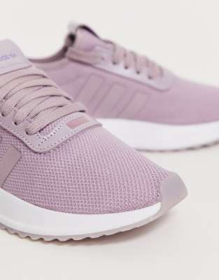 adidas originals u path run sneakers in lilac