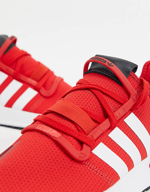 Ambiguity Accordingly lame adidas Originals u-path run sneakers in red | ASOS