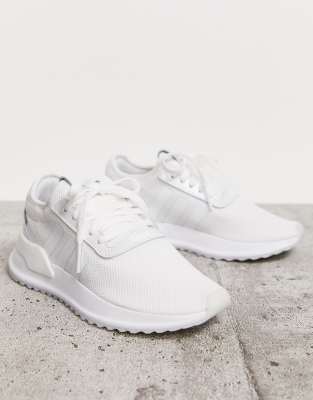 Adidas originals u path run trainer store in white