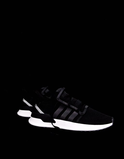 Adidas originals u path shop run sneaker in black