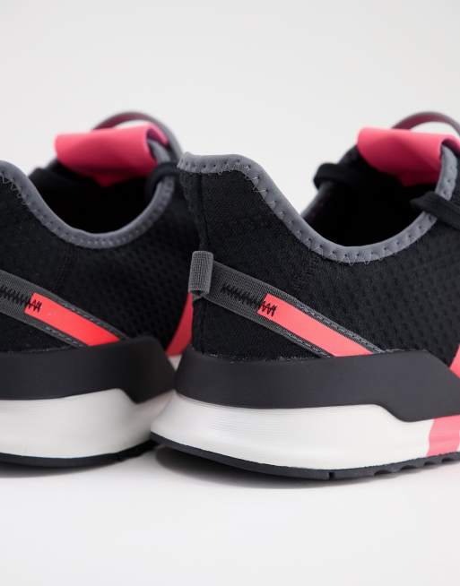 adidas Originals - U-Path Run - Sneakers nere e fluo, 4 di 4
