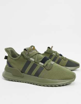 khaki u_path run trainers