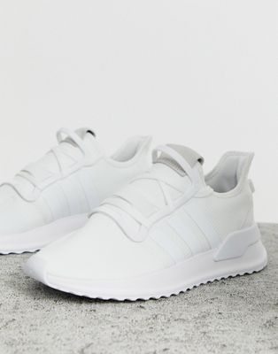 adidas white u_path trainers