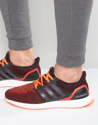 adidas Originals Ultra Boost Trainers In Red AQ5930 | ASOS