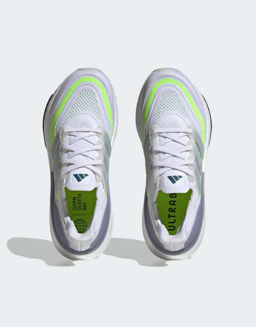 adidas Originals Ultraboost running trainers in white ASOS