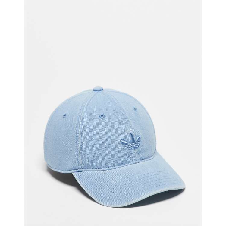 adidas Originals Unisex cap in light blue denim | ASOS