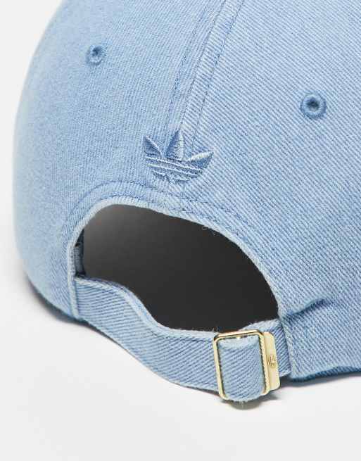 adidas Originals Unisex cap in light blue denim | ASOS display picture 3