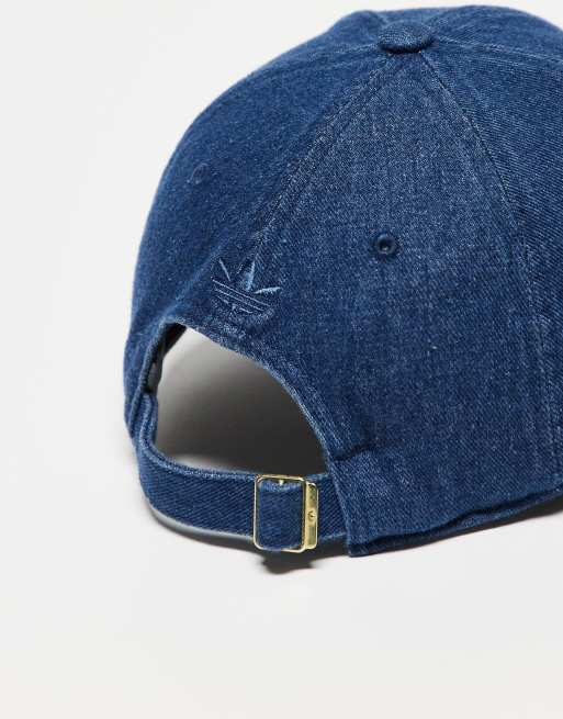 adidas Originals Unisex cap in medium blue denim