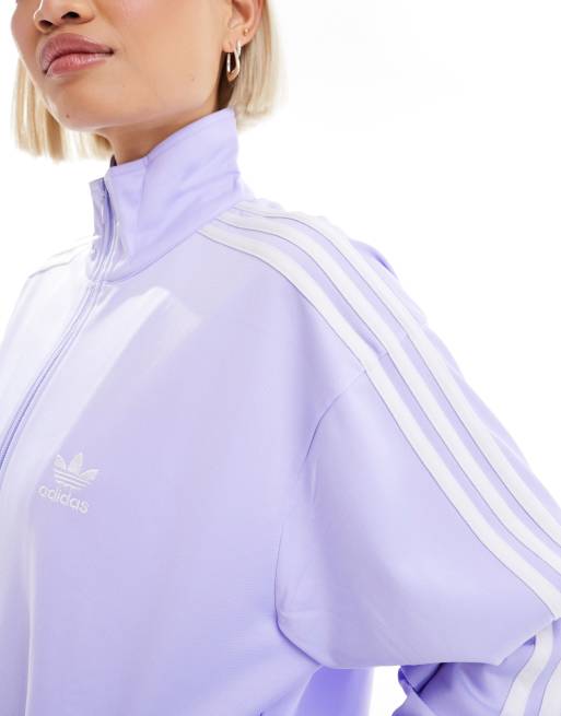 adidas Originals unisex firebird track jacket in lilac ASOS