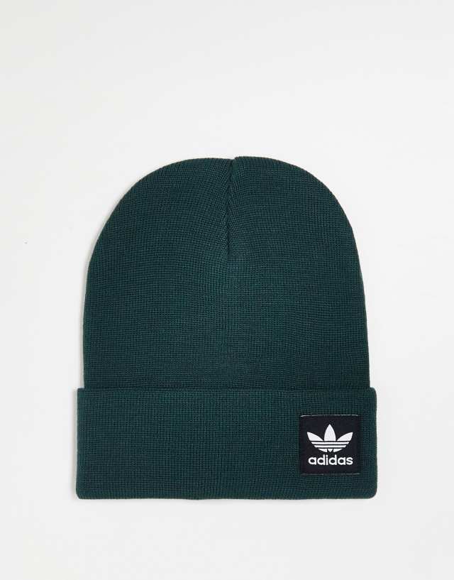 adidas Originals Unisex grove beanie in dark green