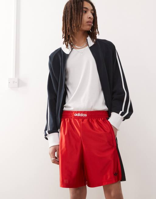 Adidas Originals Unisex retro boxing shorts in red