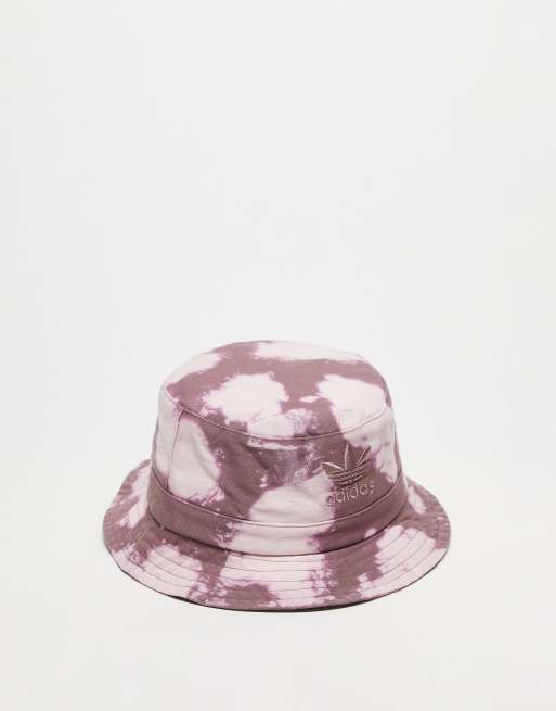 adidas Originals unisex tie dye bucket hat in purple