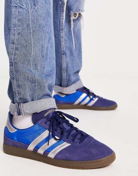 Blauwe adidas online sneakers