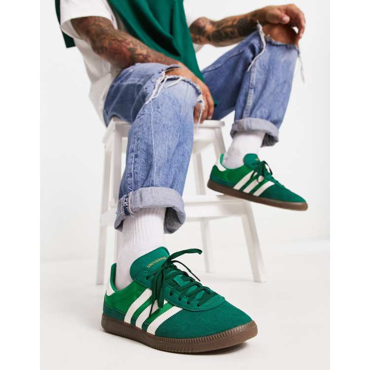 Green adidas store originals shoes