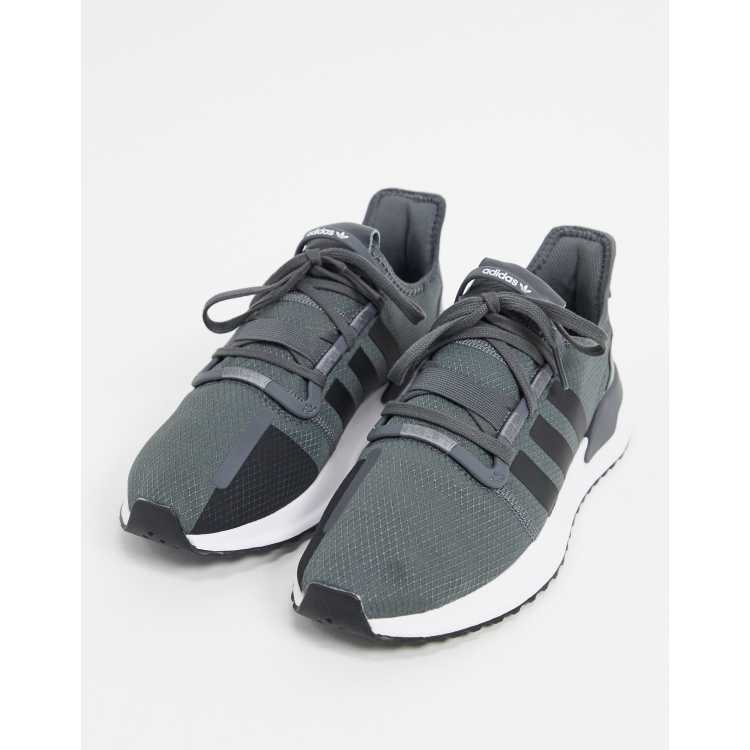 Adidas originals women's hot sale u_path run shoes gray