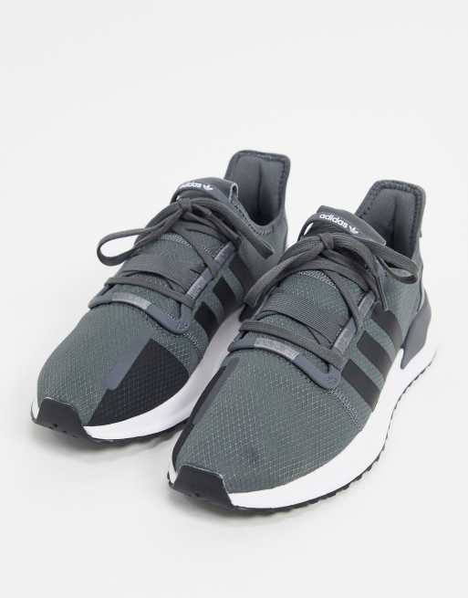 adidas Originals U Path run shoes in grey five core black ASOS