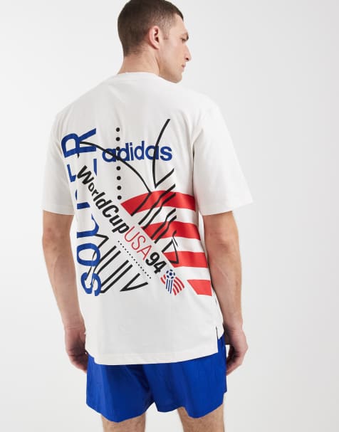 adidas Originals US 94 t-shirt in white - view 1