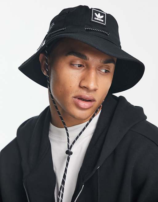 adidas Originals Utility 2.0 Boonie bucket hat in black | ASOS adidas Originals Utility 2.0 Boonie bucket hat in black | ASOS