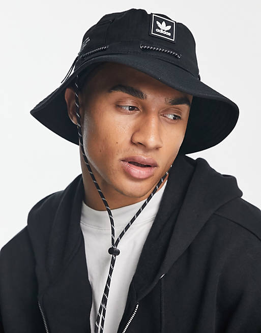 adidas Originals Utility 2.0 Boonie bucket hat in black | ASOS