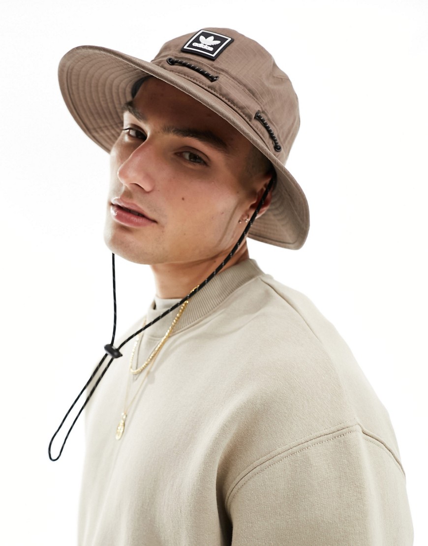 Adidas Originals Utility 2.0 Boonie Hat In Brown