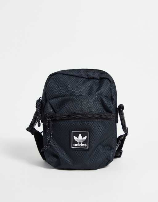 adidas Originals Utility 2.0 festival cross-body bag in black | ASOS