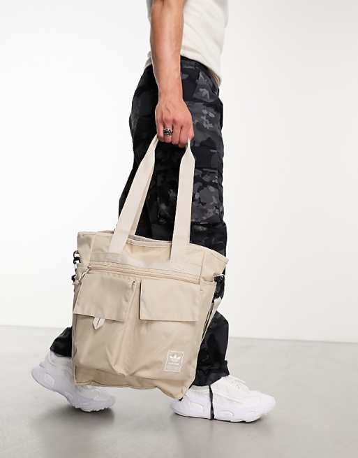 adidas Originals Utility 2.0 tote bag in beige | ASOS adidas Originals Utility 2.0 tote bag in beige | ASOS