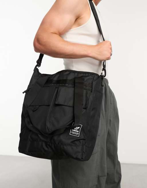 adidas Originals Utility 2.0 tote bag in black ASOS