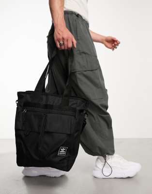 adidas Originals Utility 2.0 tote bag in black | ASOS