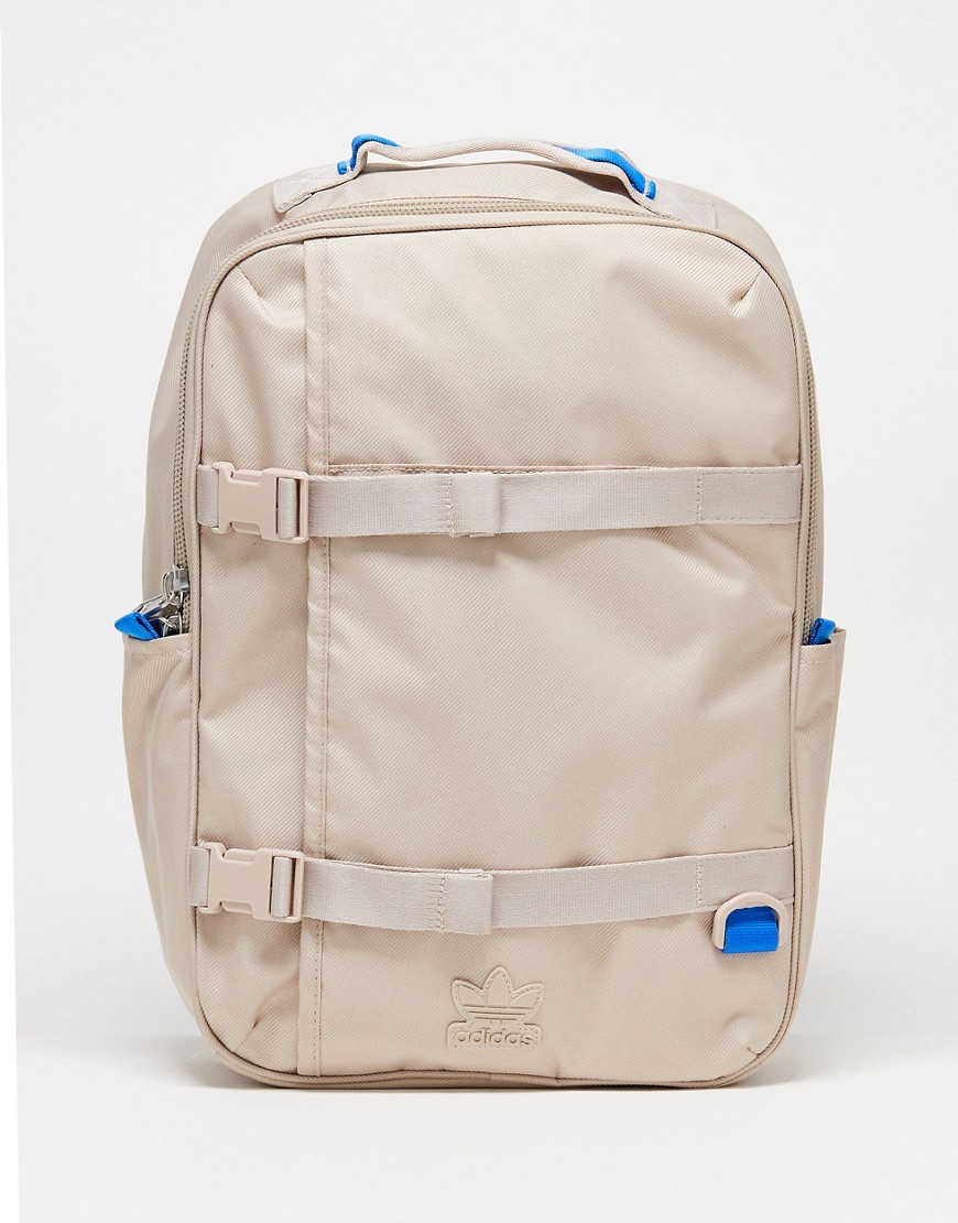 adidas Originals utility backpack in beige-Neutral
