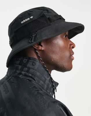 adidas Originals utility boonie bucket hat in black