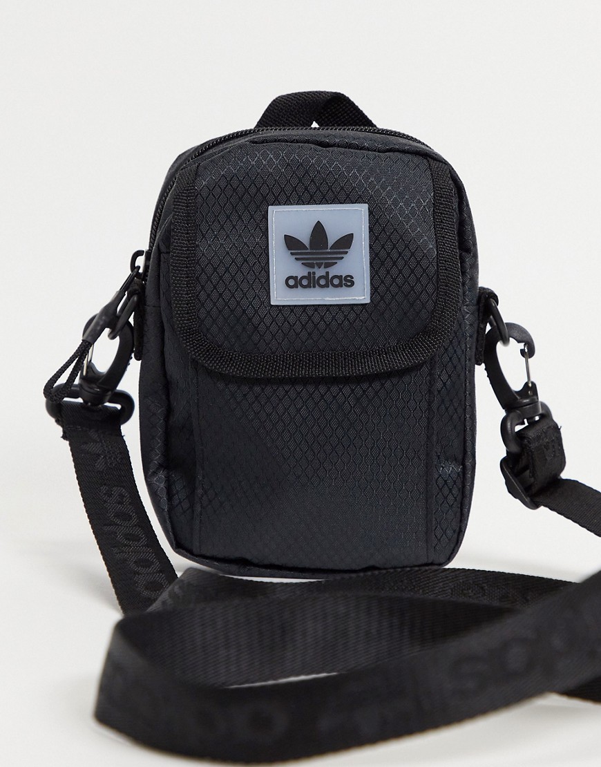 Adidas Originals utility festival crossbody bag in black