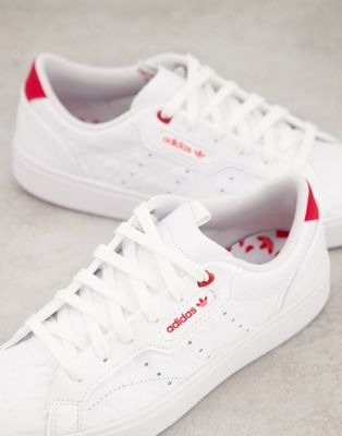 adidas red heart trainers