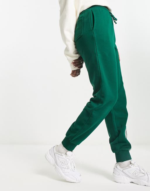 Adidas green joggers sales womens