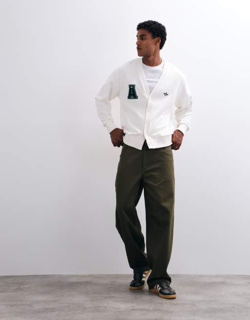 adidas Originals varsity-kofta i cloud white, 2 av 5