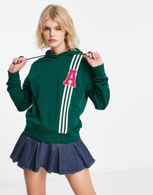 adidas Originals Hoodie With Logo in Green