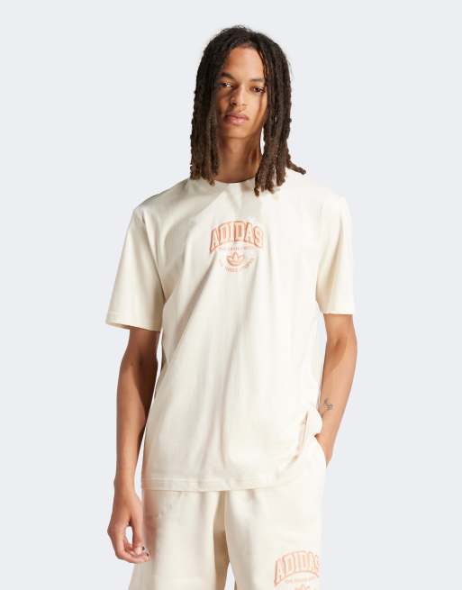 アリシアスタン ロゴ Tシャツ Separated Logo Tee Beige ALEXIA STAM - アリシアスタン ロゴ Tシャツ Separated Logo Tee Beige