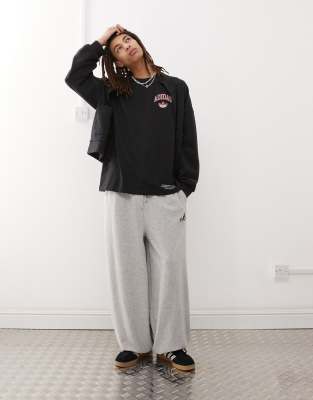 adidas Originals varsity T-shirt in black | ASOS