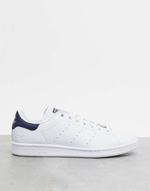 adidas Originals – Vegan Stan Smith – Biało-granatowe buty sportowe