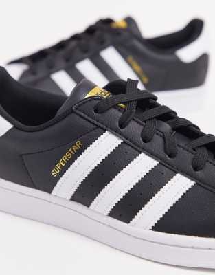 black superstar trainers