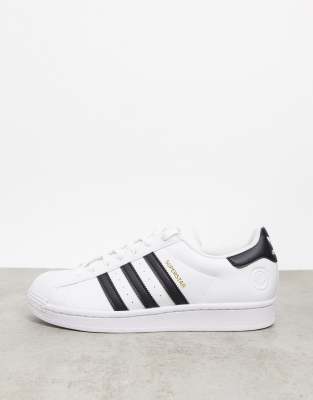 adidas Originals vegan Superstar trainers in white