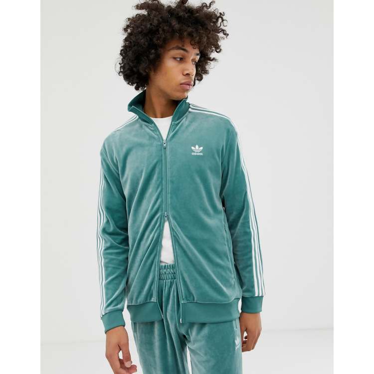 Mens adidas store velour jacket