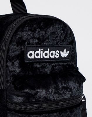 adidas Originals velvet mini backpack 