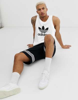 white adidas vest