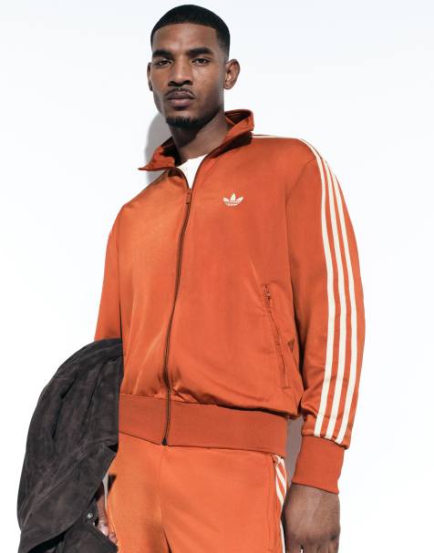 adidas Originals veste de survêtement Firebird couleur rouille - exclusivité ASOS - view 1